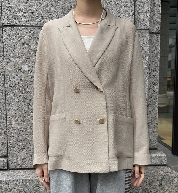  「メッシュダブルジャケット」|テーラードジャケット|