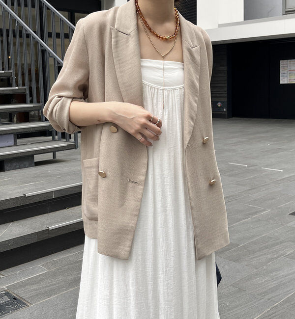  「メッシュダブルジャケット」|テーラードジャケット|