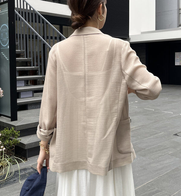  「メッシュダブルジャケット」|テーラードジャケット|