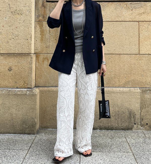  「メッシュダブルジャケット」|テーラードジャケット|