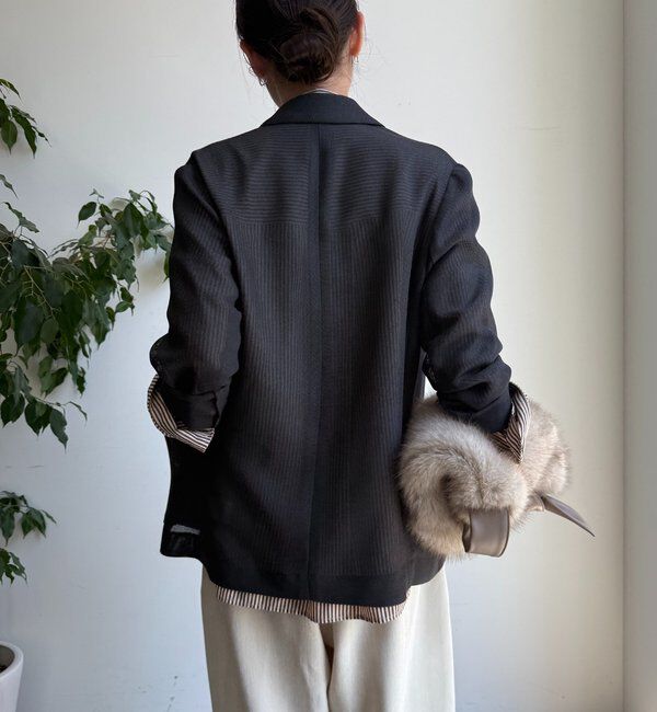  「メッシュダブルジャケット」|テーラードジャケット|