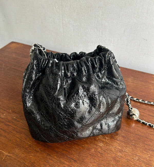  「【WEB限定】ギャザーメタリックキルト」|トートバッグ|