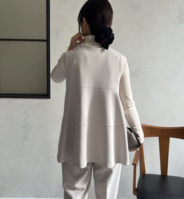  「【オケージョン対応】【WEB限定】モイストポンチティアードベスト」|ベスト・ジレ|