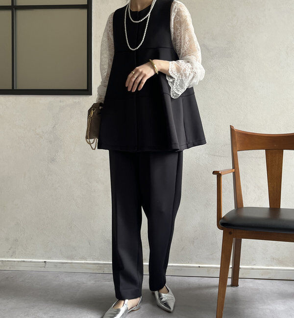  「【オケージョン対応】【WEB限定】モイストポンチティアードベスト」|ベスト・ジレ|