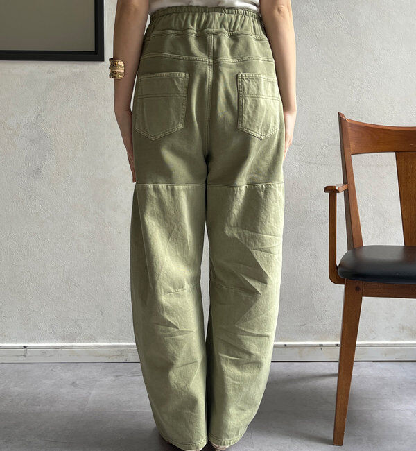  「ガーメントダイ切替パンツ」|チノ|