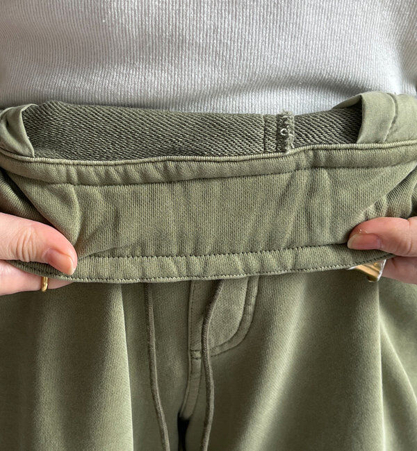  「ガーメントダイ切替パンツ」|チノ|