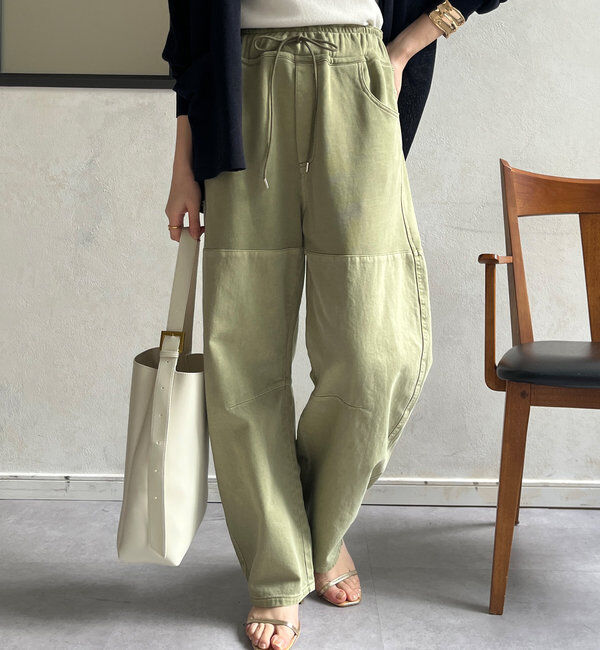  「ガーメントダイ切替パンツ」|チノ|