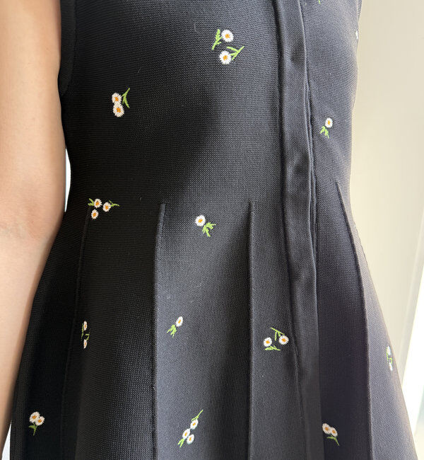  「【WEB限定】刺繍スポンジニットベスト」|ベスト・ジレ|