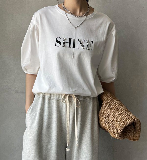  「【WEB限定】ライトドライ天竺ロゴTE」|Tシャツ・カットソー|