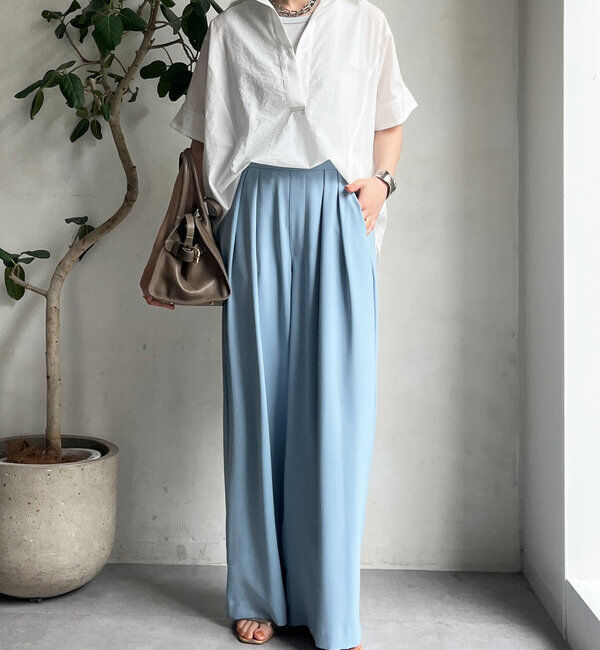  「バックシャーリングスキッパーシャツ」|シャツ・ブラウス|