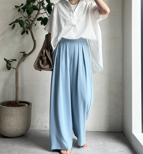  「バックシャーリングスキッパーシャツ」|シャツ・ブラウス|