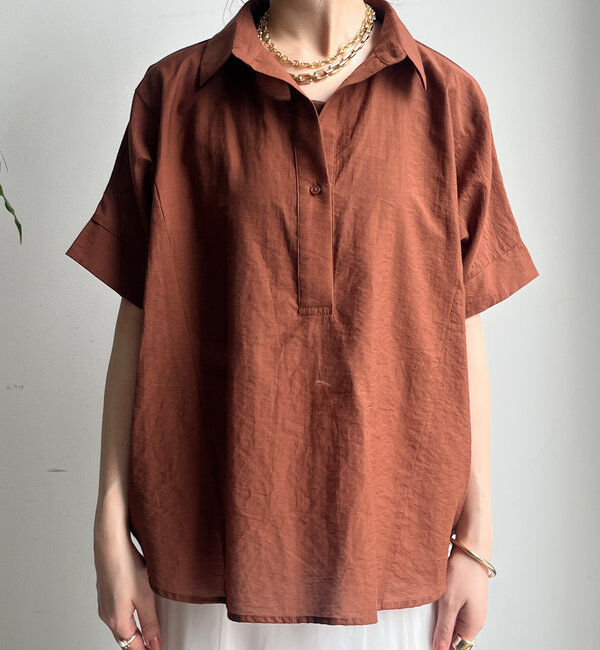  「バックシャーリングスキッパーシャツ」|シャツ・ブラウス|