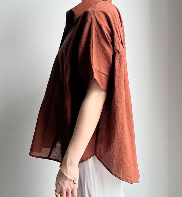  「バックシャーリングスキッパーシャツ」|シャツ・ブラウス|