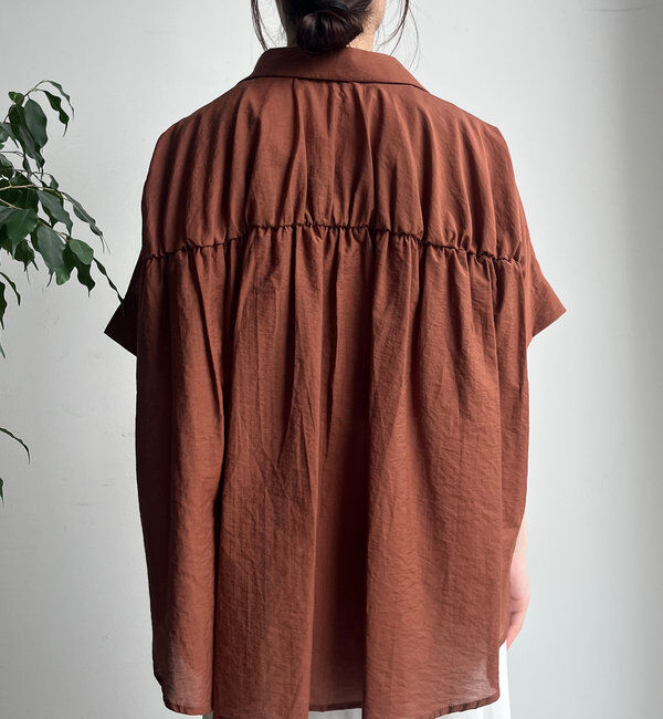  「バックシャーリングスキッパーシャツ」|シャツ・ブラウス|