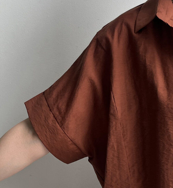  「バックシャーリングスキッパーシャツ」|シャツ・ブラウス|