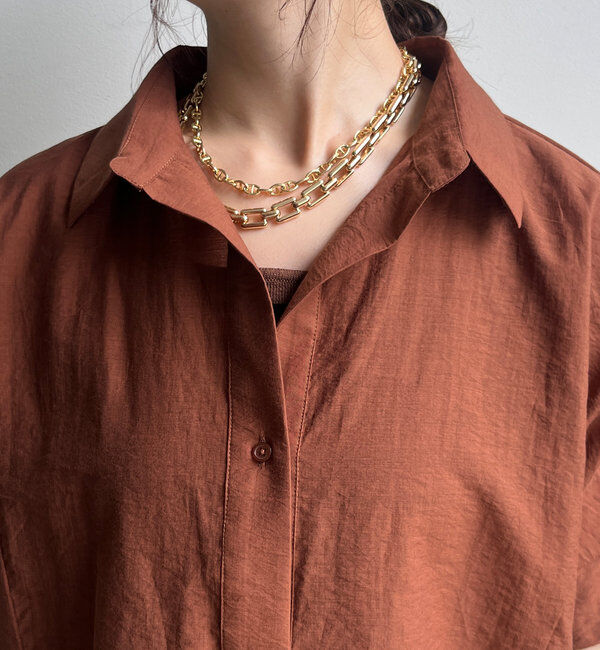  「バックシャーリングスキッパーシャツ」|シャツ・ブラウス|