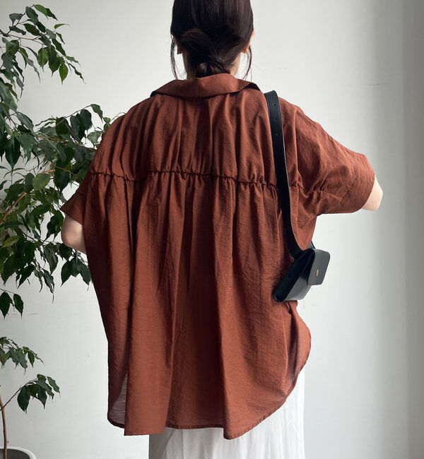  「バックシャーリングスキッパーシャツ」|シャツ・ブラウス|