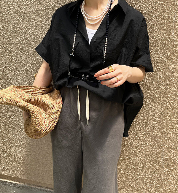  「バックシャーリングスキッパーシャツ」|シャツ・ブラウス|