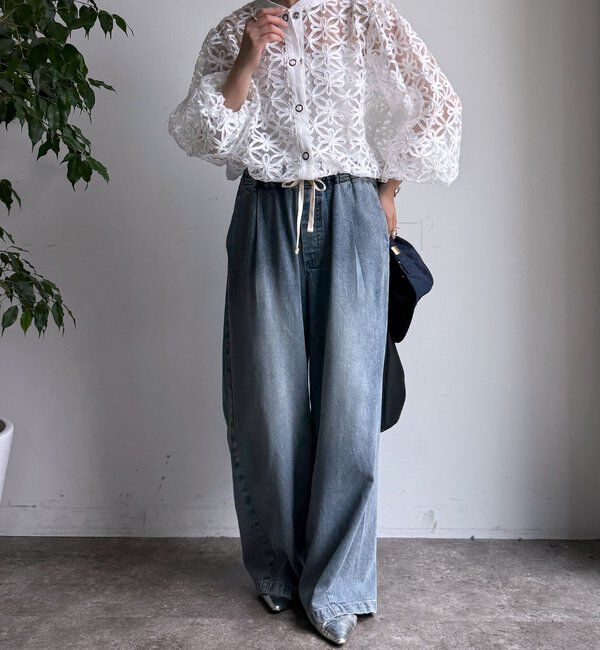  「【WEB限定】テープレースブルゾン」|ブルゾン・スタジャン|