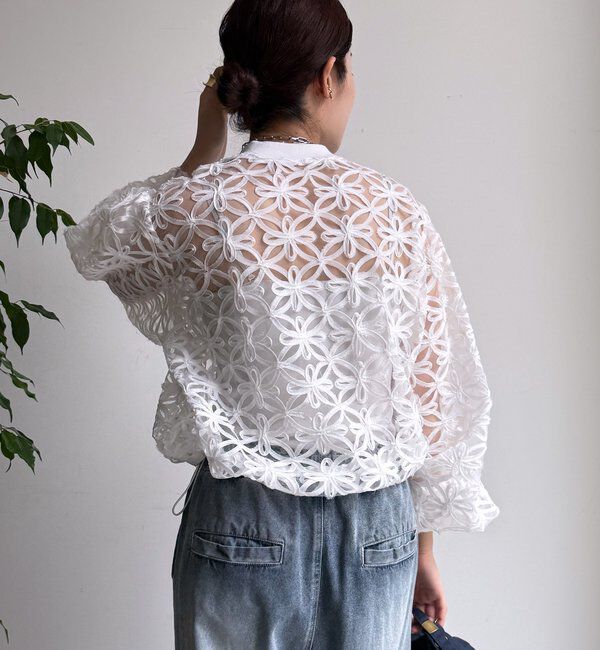  「【WEB限定】テープレースブルゾン」|ブルゾン・スタジャン|