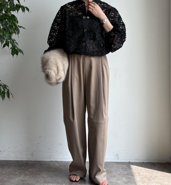  「【WEB限定】テープレースブルゾン」|ブルゾン・スタジャン|