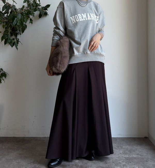  「【WEB限定】NORMANDIE裏毛バックジッププルオーバー」|Tシャツ・カットソー|