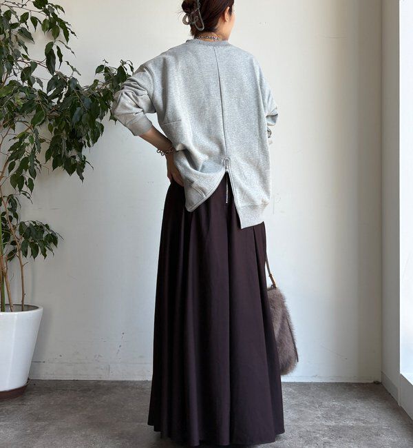  「【WEB限定】NORMANDIE裏毛バックジッププルオーバー」|Tシャツ・カットソー|