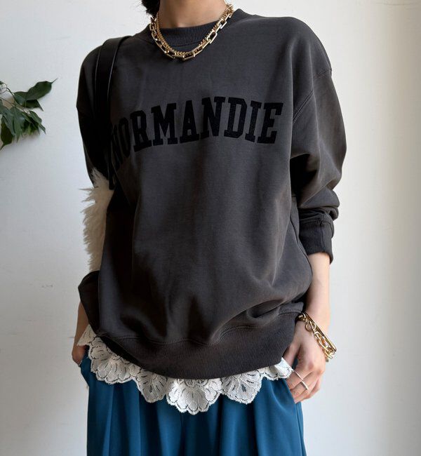  「【WEB限定】NORMANDIE裏毛バックジッププルオーバー」|Tシャツ・カットソー|