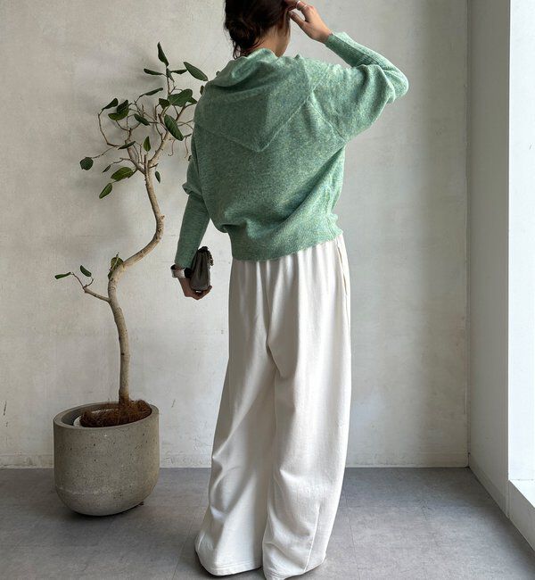  「【WEB限定】ストールセットニットトップス」|ニット・セーター|