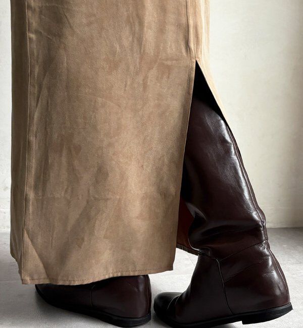  「サテンストレートスカート」|スカート|