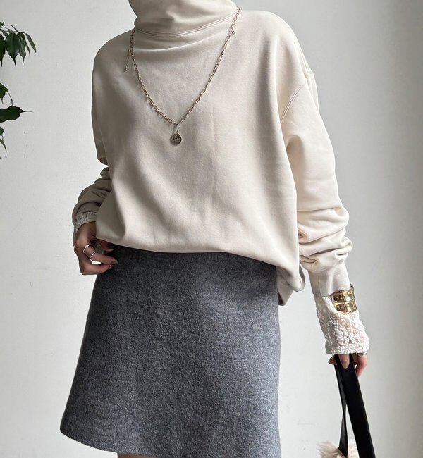  「裏起毛ハイネックプルオーバー」|Tシャツ・カットソー|