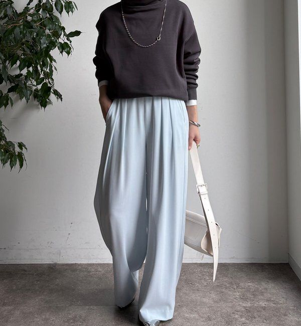  「裏起毛ハイネックプルオーバー」|Tシャツ・カットソー|