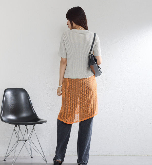  「【新色追加/3サイズ展開】ハイウエストストレートデニム」|デニム|