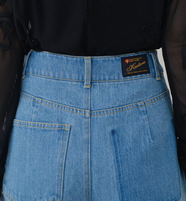  「【新色追加/3サイズ展開】ハイウエストストレートデニム」|デニム|