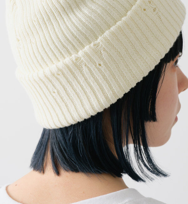  「【WHIMSIC】ダメージニットキャップ」|ハット|