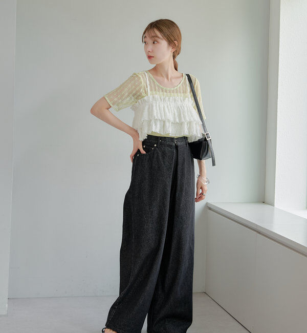  「シアーレースプルオーバー」|シャツ・ブラウス|