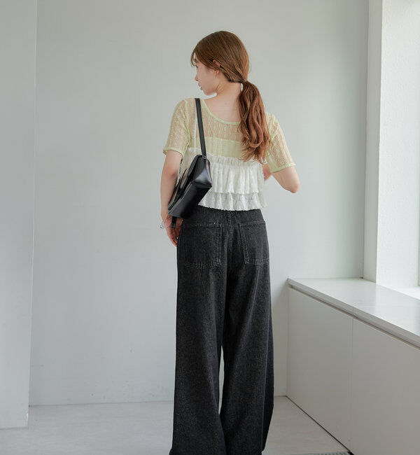  「シアーレースプルオーバー」|シャツ・ブラウス|