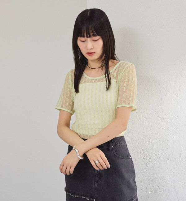  「シアーレースプルオーバー」|シャツ・ブラウス|