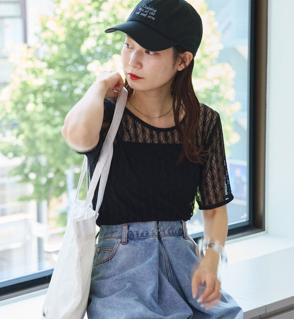  「シアーレースプルオーバー」|シャツ・ブラウス|