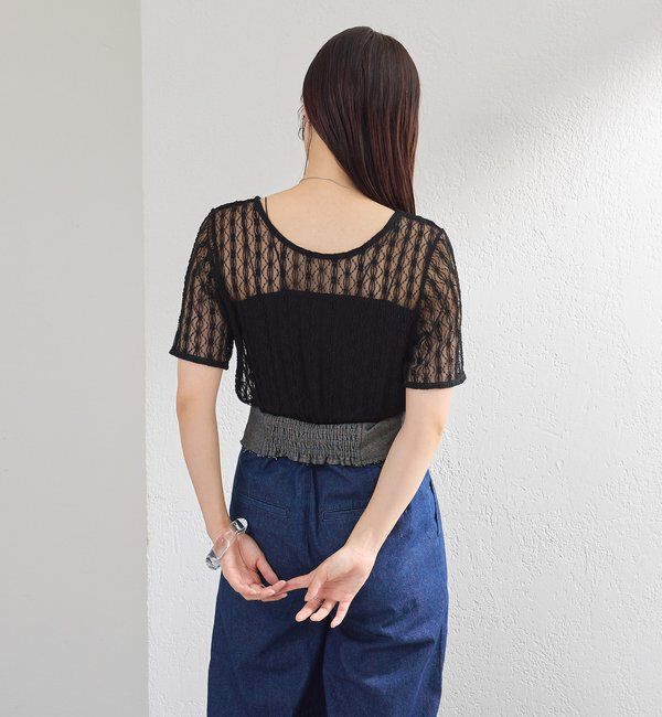  「シアーレースプルオーバー」|シャツ・ブラウス|
