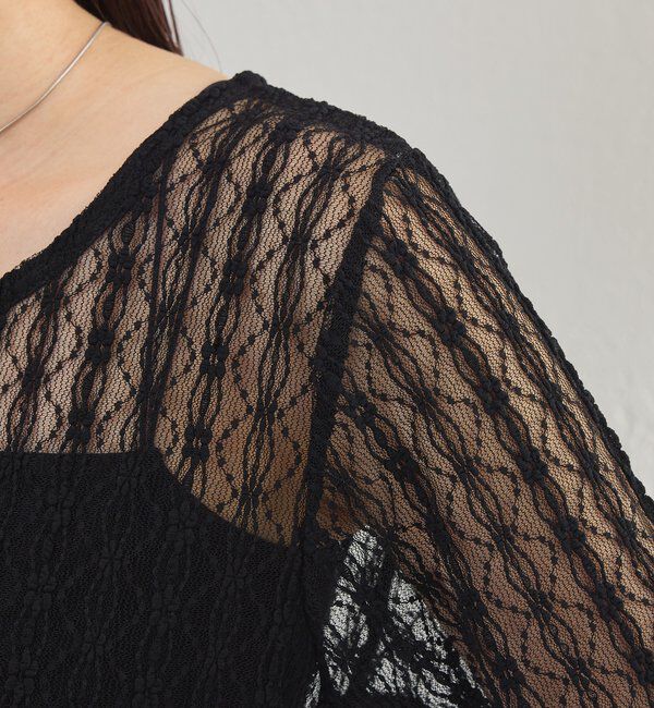  「シアーレースプルオーバー」|シャツ・ブラウス|