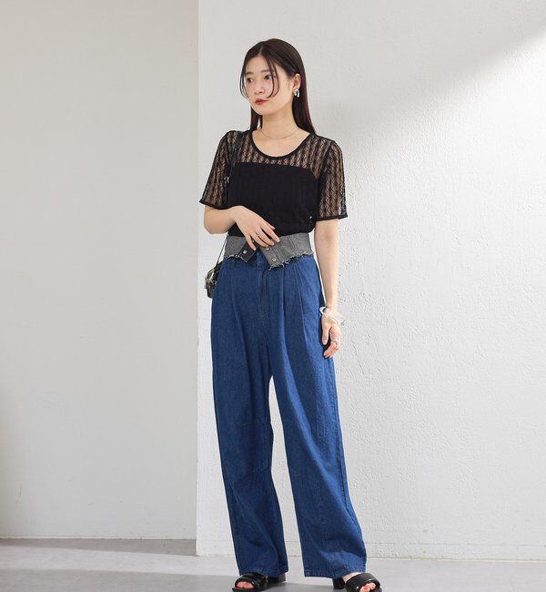  「シアーレースプルオーバー」|シャツ・ブラウス|