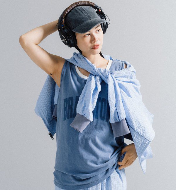  「*【WHIMSIC】サンフェードロゴタンクトップ」|キャミソール|