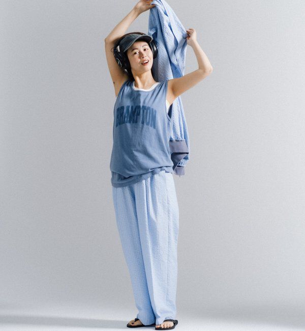  「*【WHIMSIC】サンフェードロゴタンクトップ」|キャミソール|