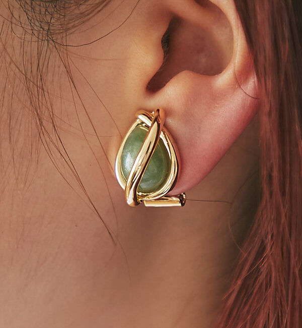  「【GOLDY(ゴールディ)】レイヤードラインイヤリング」|ブローチ・コサージュ|