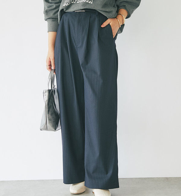  「タックストライプパンツ」|その他|
