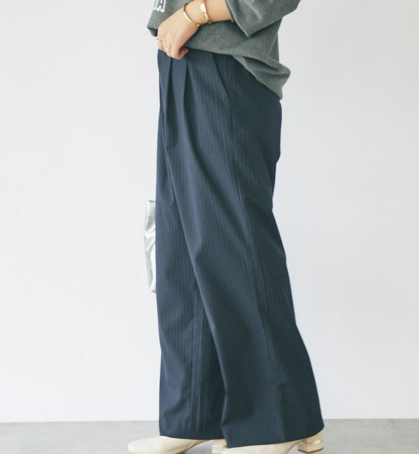  「タックストライプパンツ」|その他|