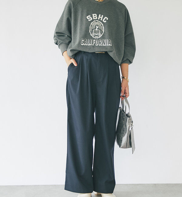  「タックストライプパンツ」|その他|