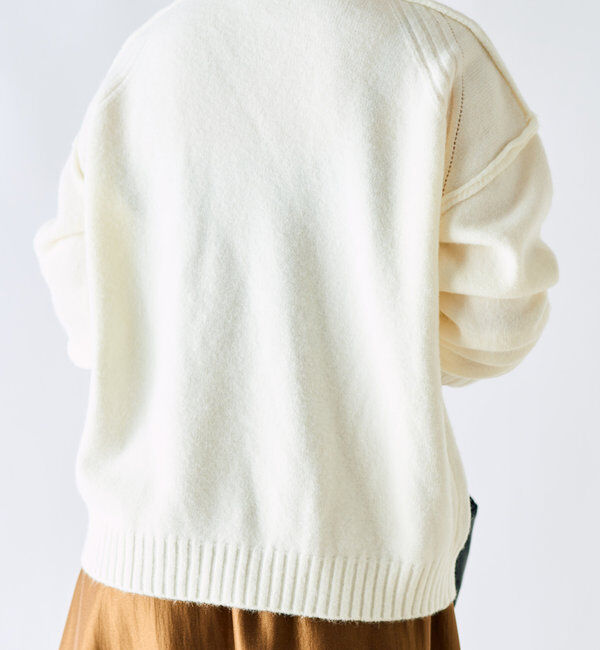  「モチモチクルーネックニット」|ニット・セーター|