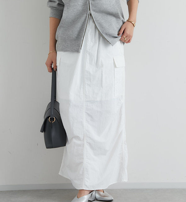  「撥水加工カーゴスカート」|スカート|